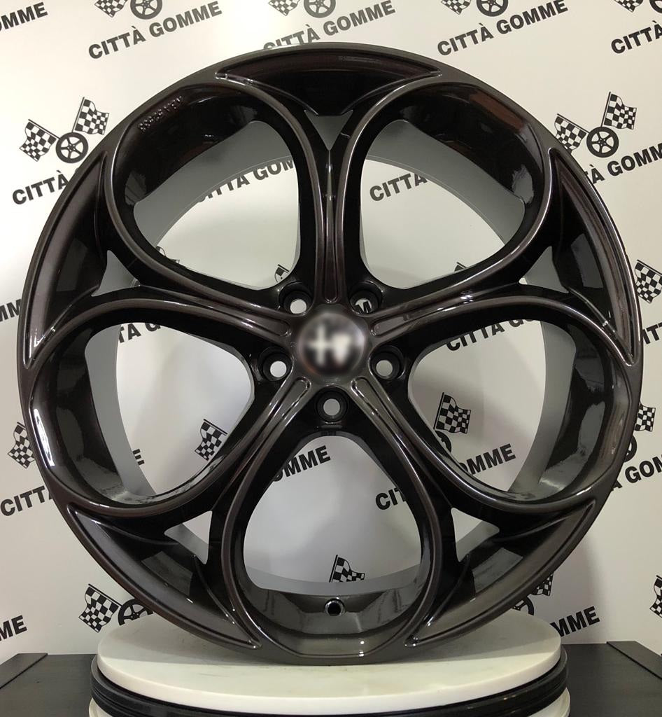 Set da 4 Cerchi in lega Drake per Alfa Romeo Giulietta Giulia 159 Brera Spyder Stelvio Tonale