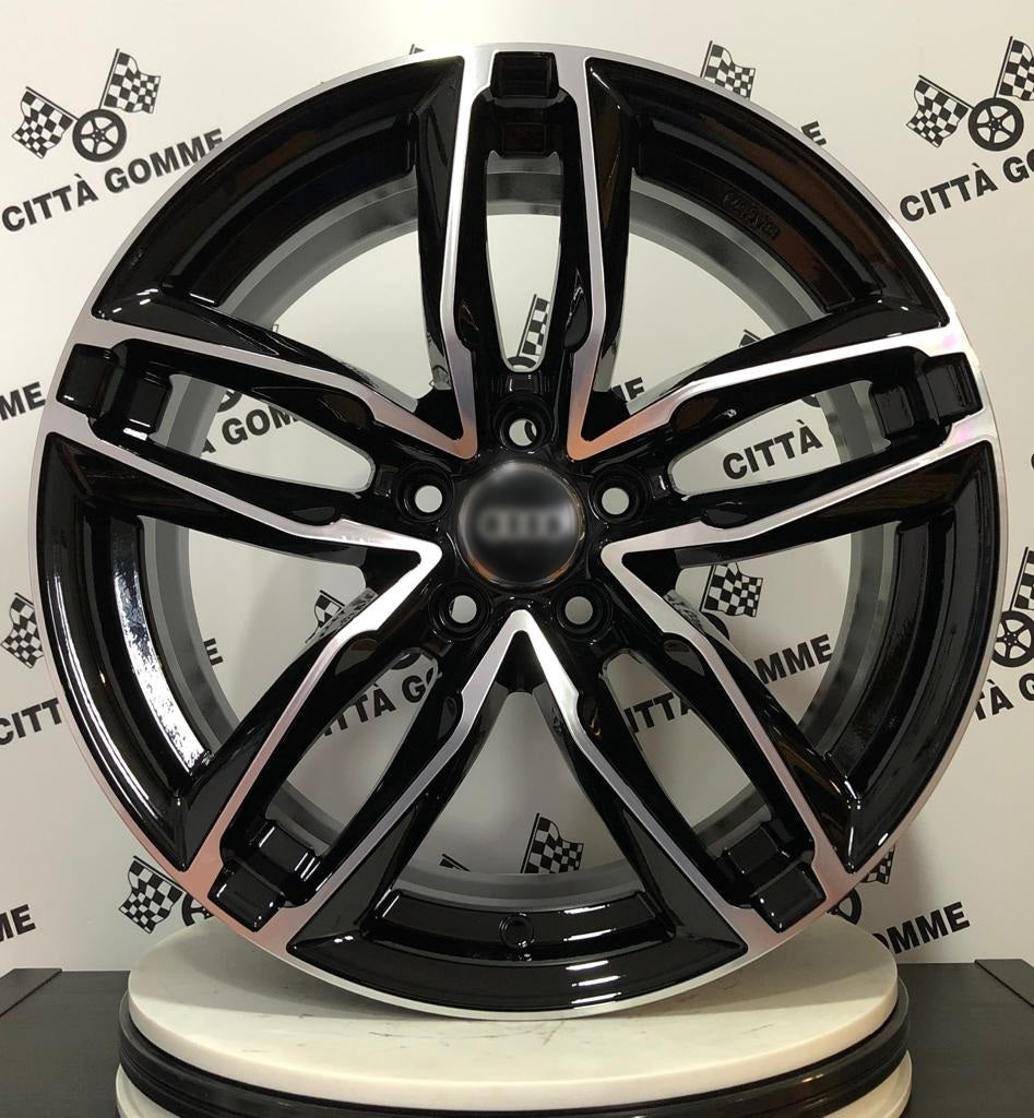 Set 4 Cerchi in lega Atom per Audi A3 A4 A5 A6 A7 A8 TT Q2 Q3 Q5 Q7 Q8 E-Tron