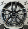 Set 4 Cerchi in lega Sarthe per Audi A3 A4 A5 A6 A7 A8 TT Q2 Q3 Q5 Q7 Q8 E-Tron