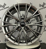 Set 4 Cerchi in lega Mark per Audi A3 A4 A5 A6 A7 A8 TT Q2 Q3 Q5 Q7 Q8 E-Tron