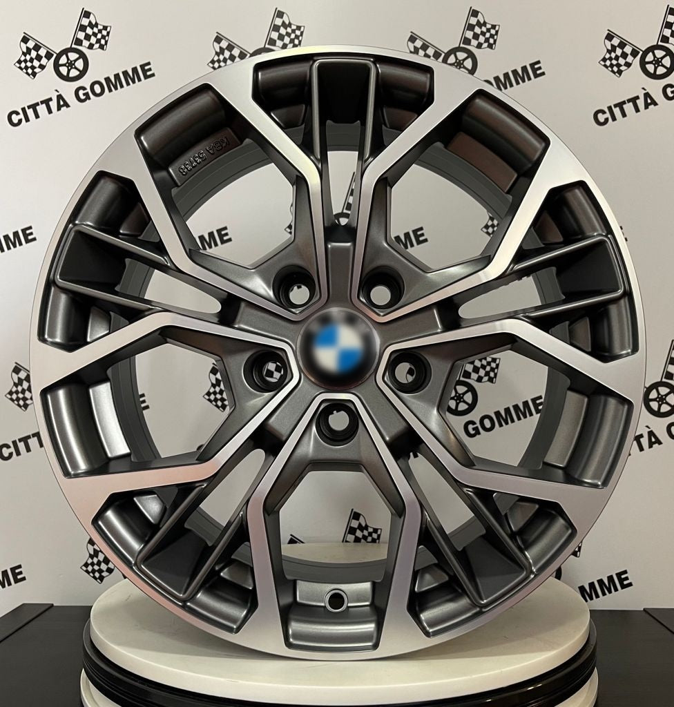 Set da 4 Cerchi in lega Matisse per BMW X1 2015> X2 X3 X4 Serie 5 2017> Serie 1 3  2019>  Serie 2 Active / Gran Tourer