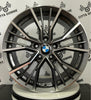Set 4 Cerchi in lega Union per BMW X1 2015> X2 X3 X4 Serie 5 2017> Serie 1 3 X5 X6  2019> Serie 2 Active / Gran Tourer