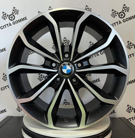 Set 4 Cerchi in lega Xenon per BMW X1 2015> X2 X3 X4 Serie 5 2017> Serie 1 3 X5 X6 2019> Serie 2 Active / Gran Tourer