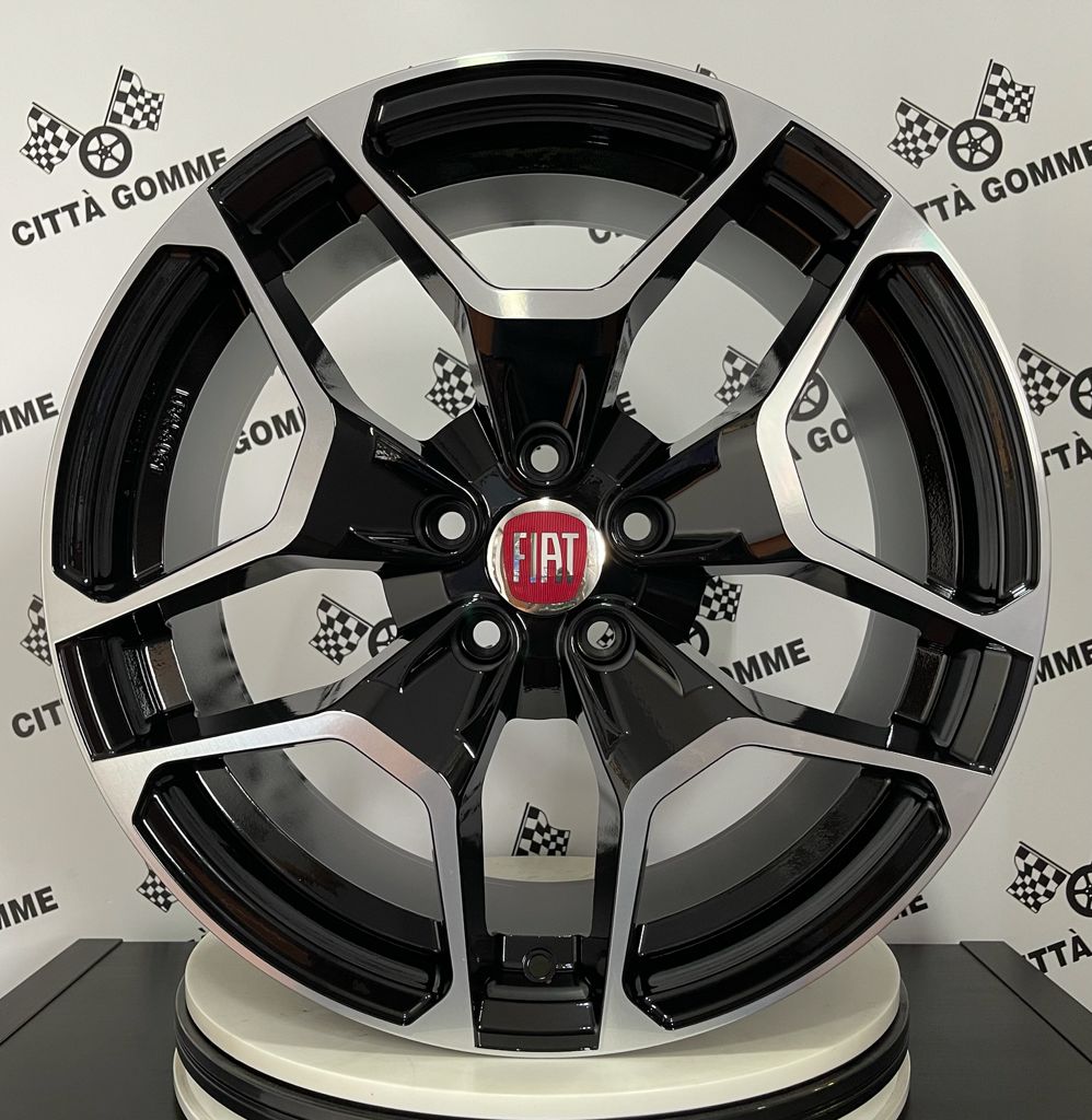 Set of 4 Desert alloy wheels for Fiat 500X Croma