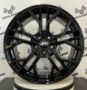 Set da 4 Cerchi in lega Matisse per Hyundai iX20 iX35 i30 i40 Kona Ioniq Tucson Nexo Santa Fe Trajet Sonata