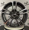 Set 4 Cerchi in lega Msw73 per Hyundai iX20 iX35 i30 i40 Kona Ioniq Tucson Nexo Santa Fe Trajet Sonata