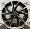 Set da 4 Cerchi in lega Msw80-5 per Hyundai iX20 iX35 i30 i40 Kona Ioniq Tucson Nexo Santa Fe Trajet Sonata