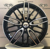 Set da 4 Cerchi in lega Msw72 per Hyundai iX20 iX35 i30 i40 Kona Ioniq Tucson Nexo Santa Fe Trajet Sonata