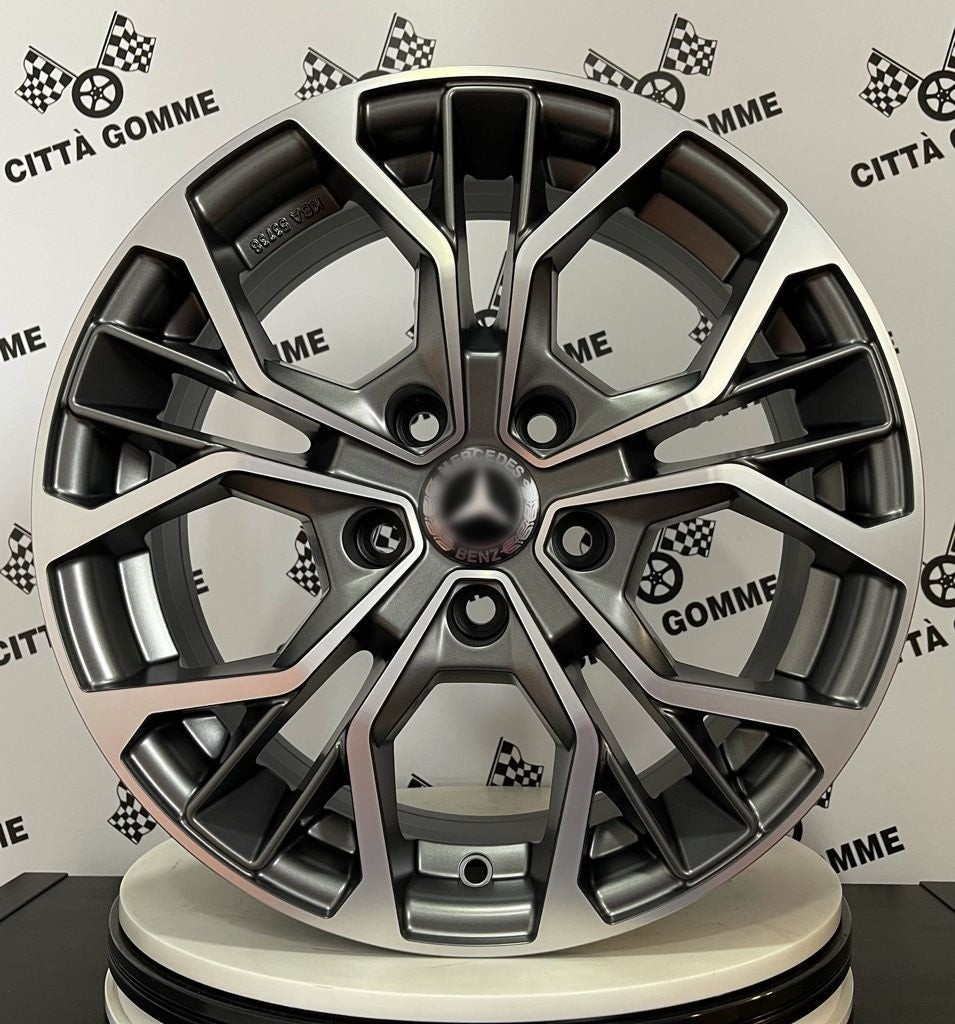 Set da 4 Cerchi in lega Matisse per Mercedes Classe A B C E CLA GLA GLB VITO GLK GLE GLC