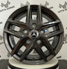 Set da 4 Cerchi in lega Msw40 Van per Mercedes Classe V Vito Viano