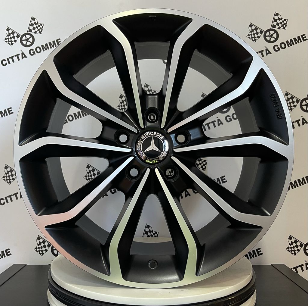 Set 4 Cerchi in lega Xenon per Mercedes Classe A B C E CLA GLA GLB VITO GLK