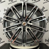 Set 4 Cerchi in lega Targa per Porsche 718 Boxster Cayman 911 Cayenne Taycan Panamera IN DOPPIA MISURA