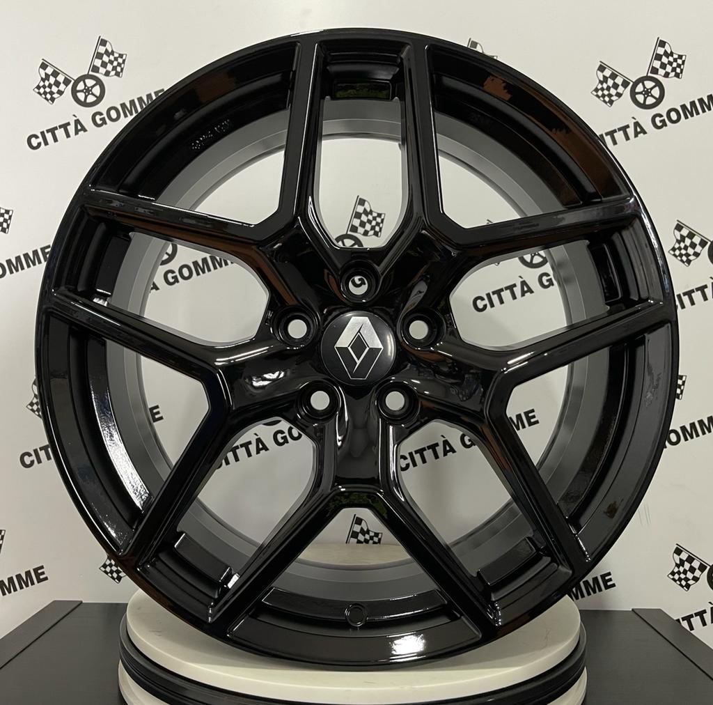 Set da 4 Cerchi in lega AC519 per Renault Kadjar Megane Talisman Fluence Espace Koleos Laguna III