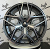 Set 4 Cerchi in lega Lunica per Renault Kadjar Megane Talisman Fluence Espace Koleos Laguna III Arkana Captur 2020>