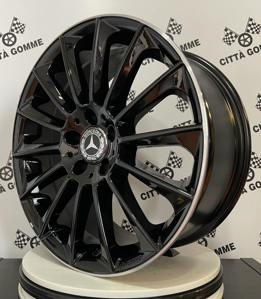Set da 4 Cerchi in lega Stellar per Mercedes Classe A B C E S SL SLK CL CLS CLA GLA GLB VITO GLK GLE GLC AMG Coupè