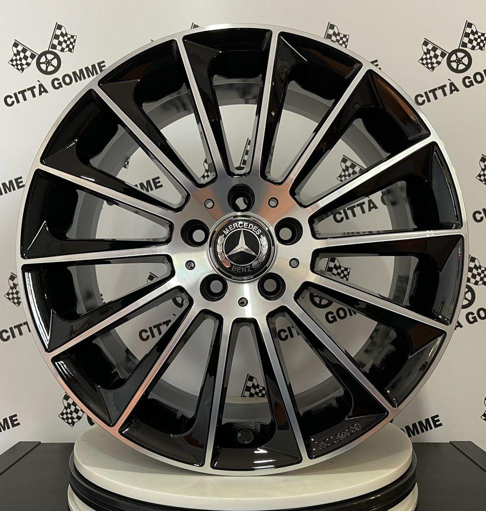 Coprimozzo Per Cerchioni Mercedes Di Ricambio, Nero Lucido/opaco - Foto 5
