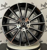 Set da 4 Cerchi in lega Stellar per Mercedes Classe C E M ML SL GLC GLK SLK CLS GLE in Doppia Misura