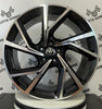 Set 4 Cerchi in lega Kassel per Toyota Auris Avensis C-hr Corolla Prius Rav4 Verso Camry Mirai