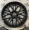 Set da 4 Cerchi in lega AF19 per Volkswagen Golf 5 6 7 8 T-Roc Tiguan Eos Touran Caddy Jetta Beetle Sharan ID3 ID4 ID6