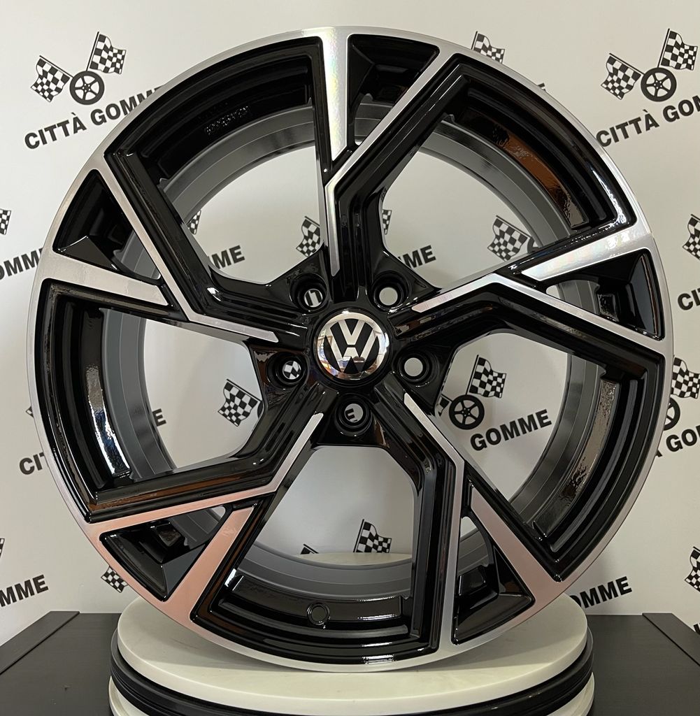 Set da 4 Cerchi in lega AF20 per Volkswagen Golf 5 6 7 8 T-Roc Tiguan Eos Touran Caddy Jetta Beetle Sharan ID3 ID4 ID6