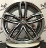 Set 4 Cerchi in lega Atom per Volkswagen Golf 5 6 7 8 T-Roc Tiguan Eos Touran Caddy Jetta Beetle Sharan ID3 ID4 ID6