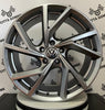 Set 4 Cerchi in lega Kassel per Volkswagen Golf 5 6 7 8 T-Roc Tiguan Eos Touran Caddy Jetta Beetle Sharan ID3 ID4 ID6