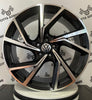 Set 4 Cerchi in lega Kassel per Volkswagen Polo T-Cross Fox New Beetle Vento Golf IV