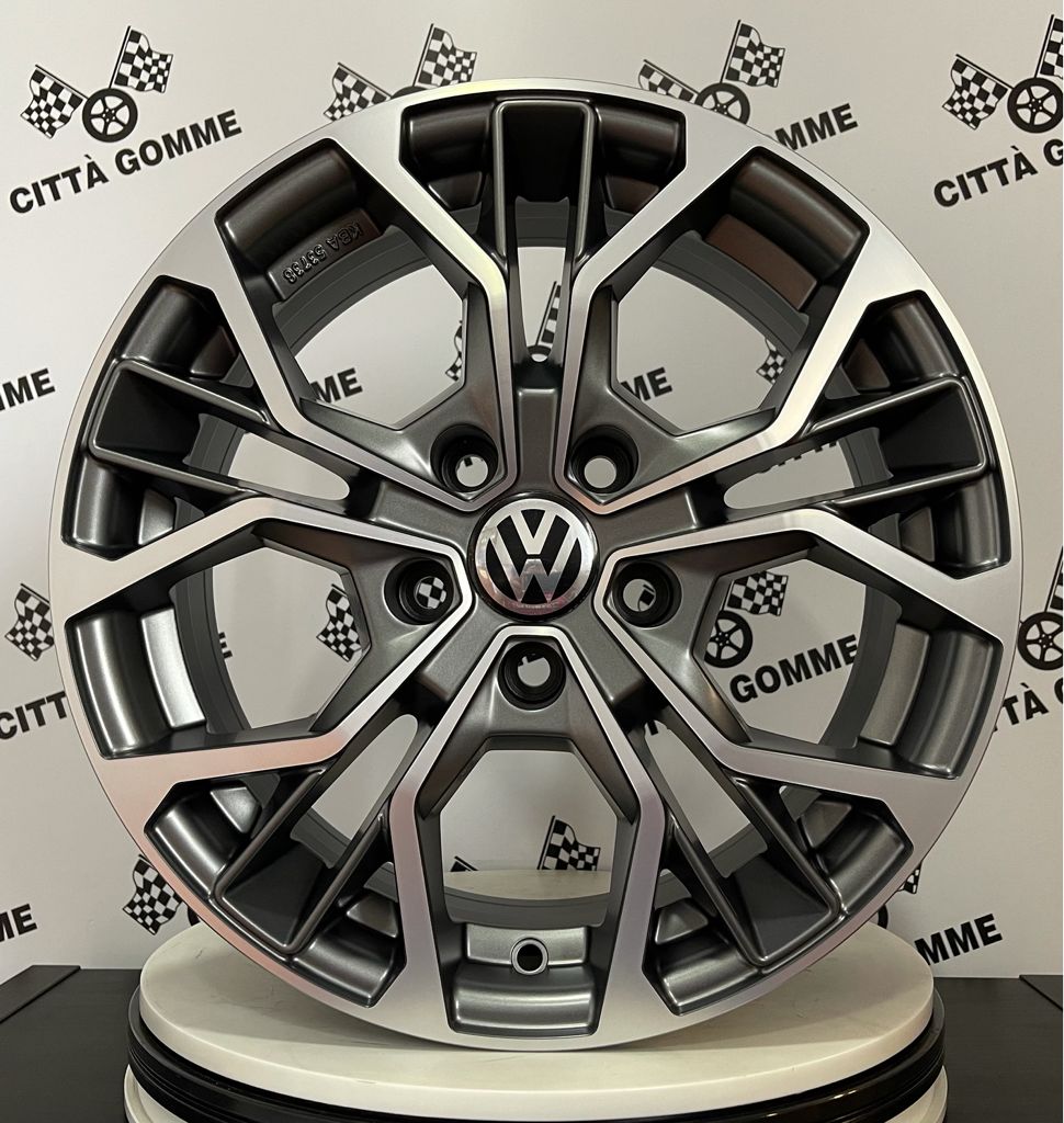 Set da 4 Cerchi in lega Matisse per Volkswagen Polo T-Cross Fox New Beetle Vento Golf IV