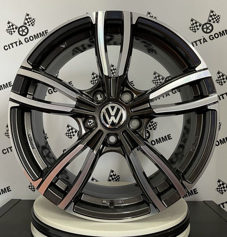 Set 4 Cerchi in lega Msw73 per Volkswagen Golf 5 6 7 8 T-Roc Tiguan Eos Touran Caddy Jetta Beetle Sharan ID3