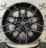 Set 4 Cerchi in lega Msw74 per Volkswagen Golf 5 6 7 8 T-Roc Tiguan Eos Touran Caddy Jetta Beetle Sharan ID3