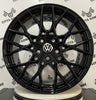 Set 4 Cerchi in lega Msw74 per Volkswagen Golf 5 6 7 8 T-Roc Tiguan Eos Touran Caddy Jetta Beetle Sharan ID3