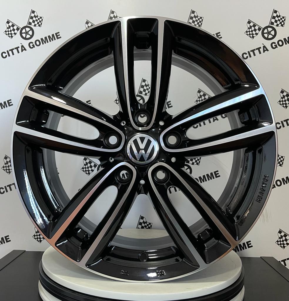 Set 4 Cerchi in lega Oxford per Volkswagen Golf 5 6 7 8 T-Roc Tiguan Eos Touran Caddy Jetta Beetle Sharan ID3 ID4 ID6