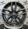 Set 4 Cerchi in lega Sarthe per Volkswagen Polo T-Cross Fox New Beetle Vento Golf IV