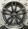 Set 4 Cerchi in lega Vulcano per Volkswagen Golf 5 6 7 8 T-Roc Tiguan Eos Touran Caddy Jetta Beetle Sharan ID3