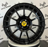 Set da 4 Cerchi in lega NTT per ABARTH GRANDE PUNTO 124 SPIDER (LOGO GIALLO)