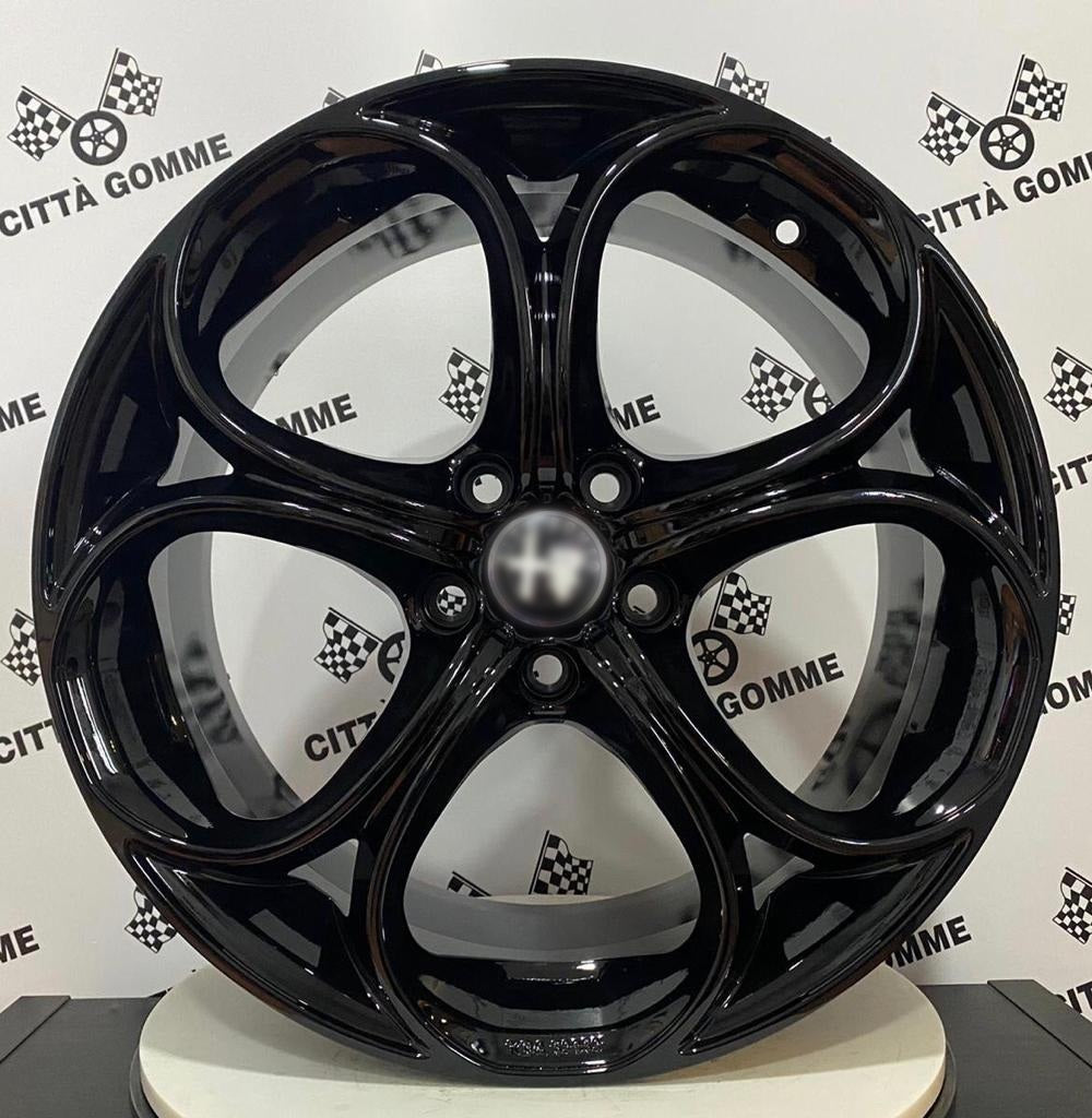 Set da 4 Cerchi in lega Drake per Alfa Romeo Giulietta Giulia 159 Brera Spyder Stelvio Tonale
