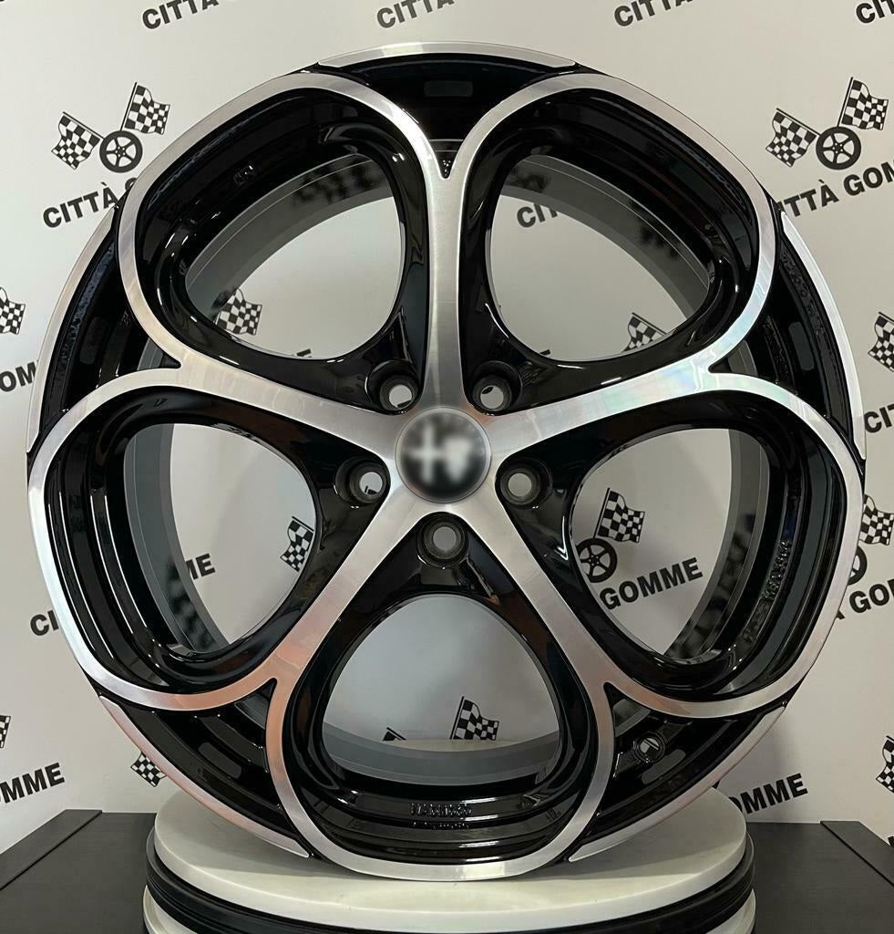 Set da 4 Cerchi in lega Msw82 per Alfa Romeo Giulia Giulietta Stelvio Brera 159 Spyder
