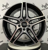 Set da 4 Cerchi in lega Mythos per Audi A3 A4 A5 A6 A7 A8 TT Q2 Q3 Q5 Q7 Q8