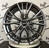 KIT 4 Cerchi in Lega UNION ANTRACITE DA 20 con Pneumatici PIRELLI 255/35R20 per AUDI A6 AVANT