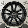 Set da 4 Cerchi in lega Evo per Mercedes Classe A B C E S SL SLK CL CLS CLA GLA GLB VITO GLK GLE GLC AMG Coupè DOPPIA MISURA