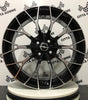 Set da 4 Cerchi in lega Power per Opel Agila Astra Corsa Meriva Tigra Karl Adam