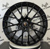 Set da 4 Cerchi in lega Monaco per Porsche 718 Boxster Cayman 911 Cayenne Taycan Panamera IN DOPPIA MISURA