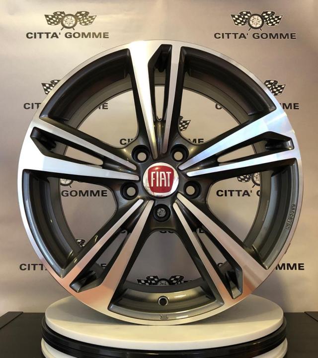 Set da 4 Cerchi in lega Emblema per Fiat 500X Croma