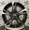 Set da 4 Cerchi in lega Emblema per Fiat Tipo Doblo 500L Trekking