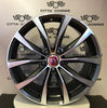 Set da 4 Cerchi in lega Wolf per Fiat 500X Croma