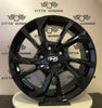 Set da 4 Cerchi in lega S5 per Hyundai iX20 iX35 i30 i40 Kona Ioniq Tucson Nexo Santa Fe Trajet Sonata