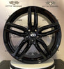 Set 4 Cerchi in lega Fasten per Hyundai iX20 iX35 i30 i40 Kona Ioniq Tucson Nexo Santa Fe Trajet Sonata
