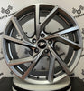Set 4 Cerchi in lega Kassel per Hyundai iX20 iX35 i30 i40 Kona Ioniq Tucson Nexo Santa Fe Trajet Sonata