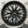 Set da 4 Cerchi in lega Msw50 per Hyundai iX20 iX35 i30 i40 Kona Ioniq Tucson Nexo Santa Fe Trajet Sonata