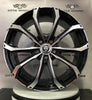 Set 4 Cerchi in lega Msw48 per Jaguar E-Pace F-Pace S-Type X-Type XE XJ XF Sportbrake